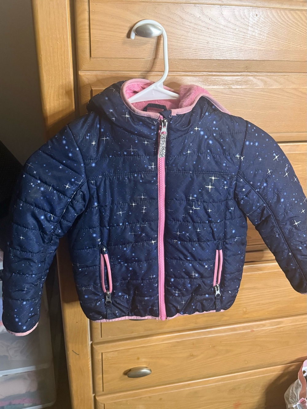 ZeroXposur Navy Jacket with Pink Lining